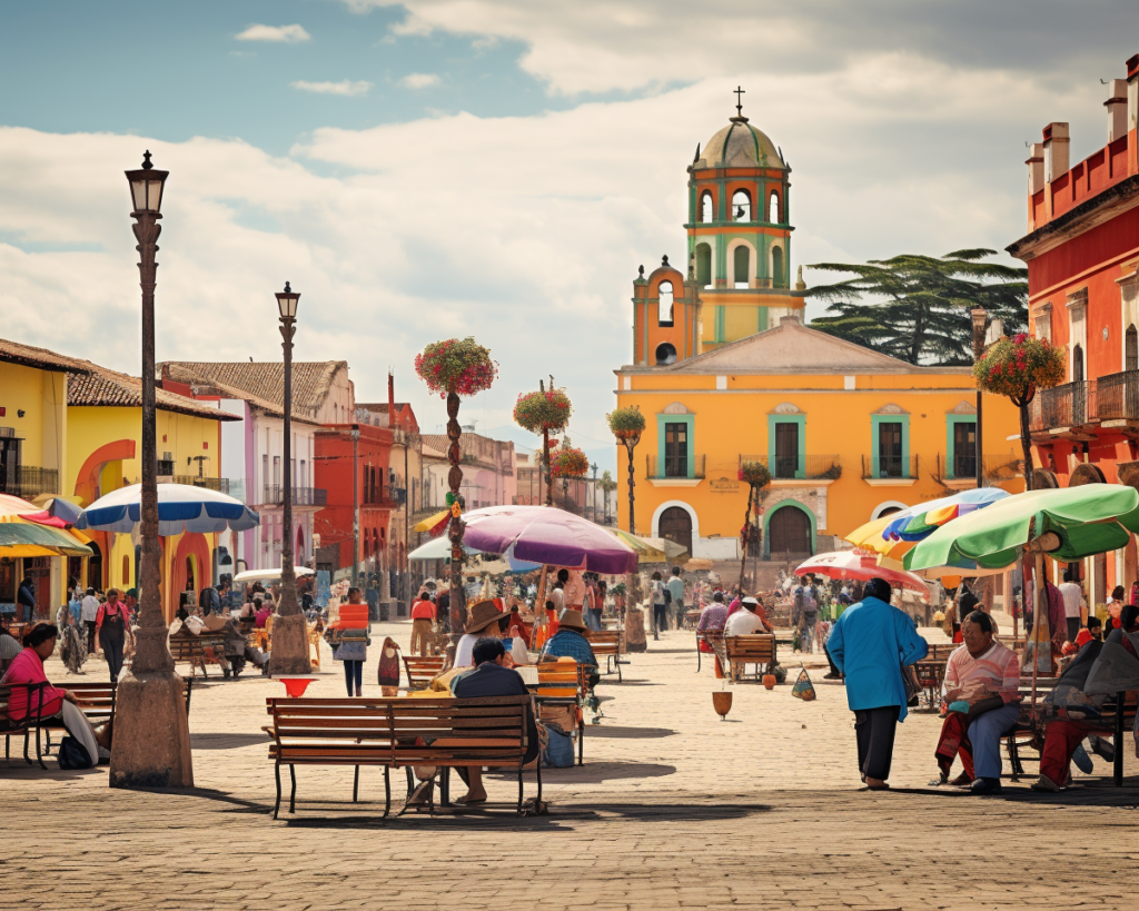 The Mazamitla town square comes alive in a whimsical representation one of the best thing to do in Mazamitla