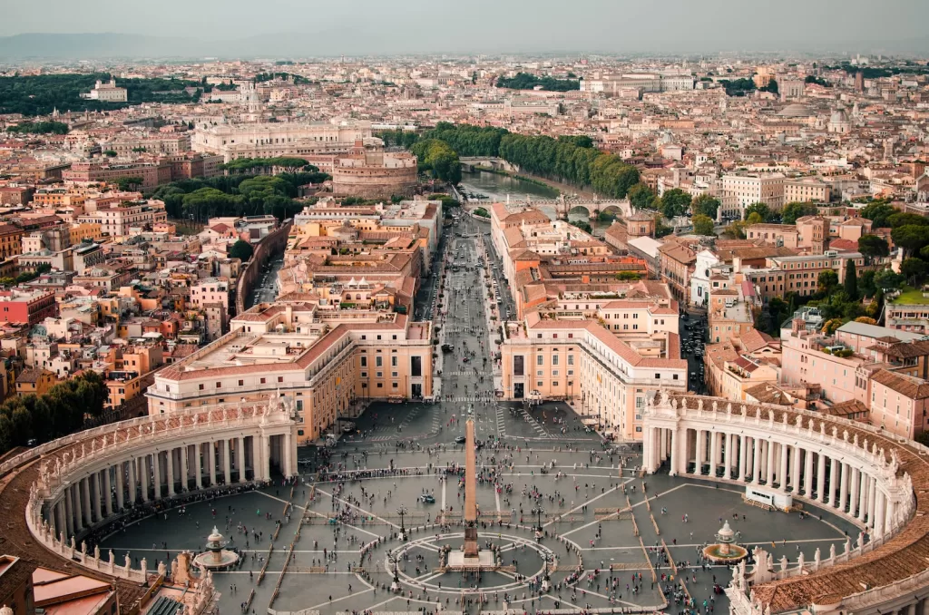aerial photography of city of rome