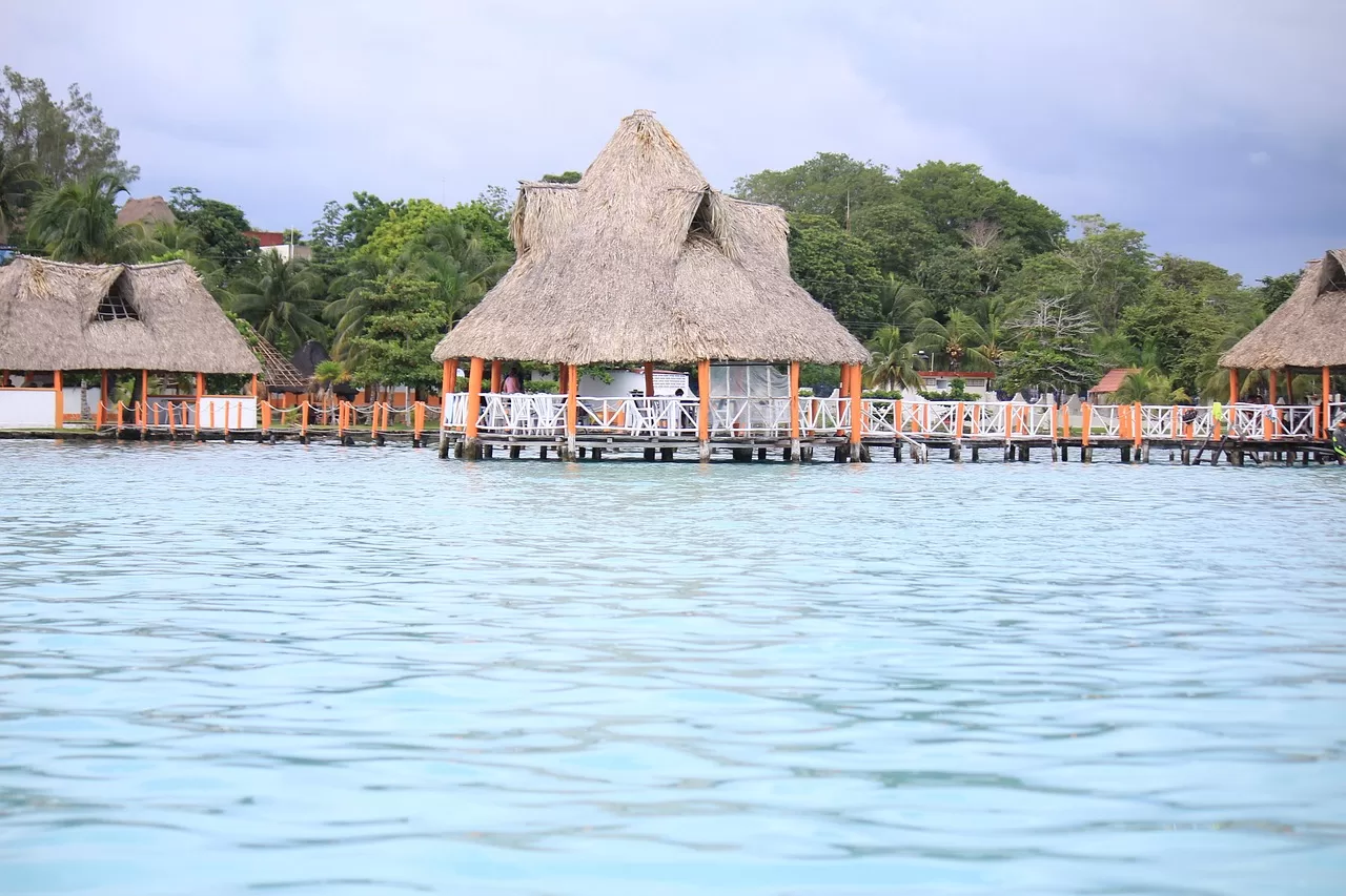 sea, water, caribbean bacalar mexico