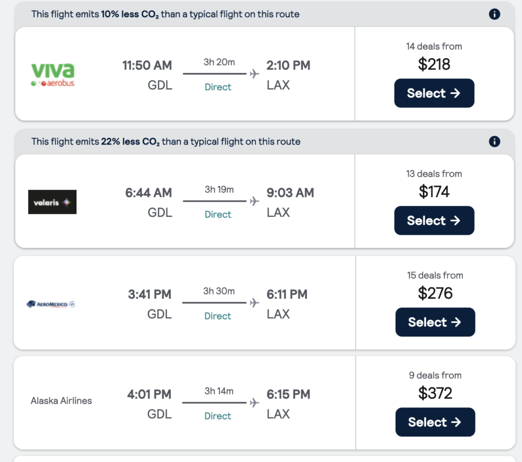 skyscanner direct flights