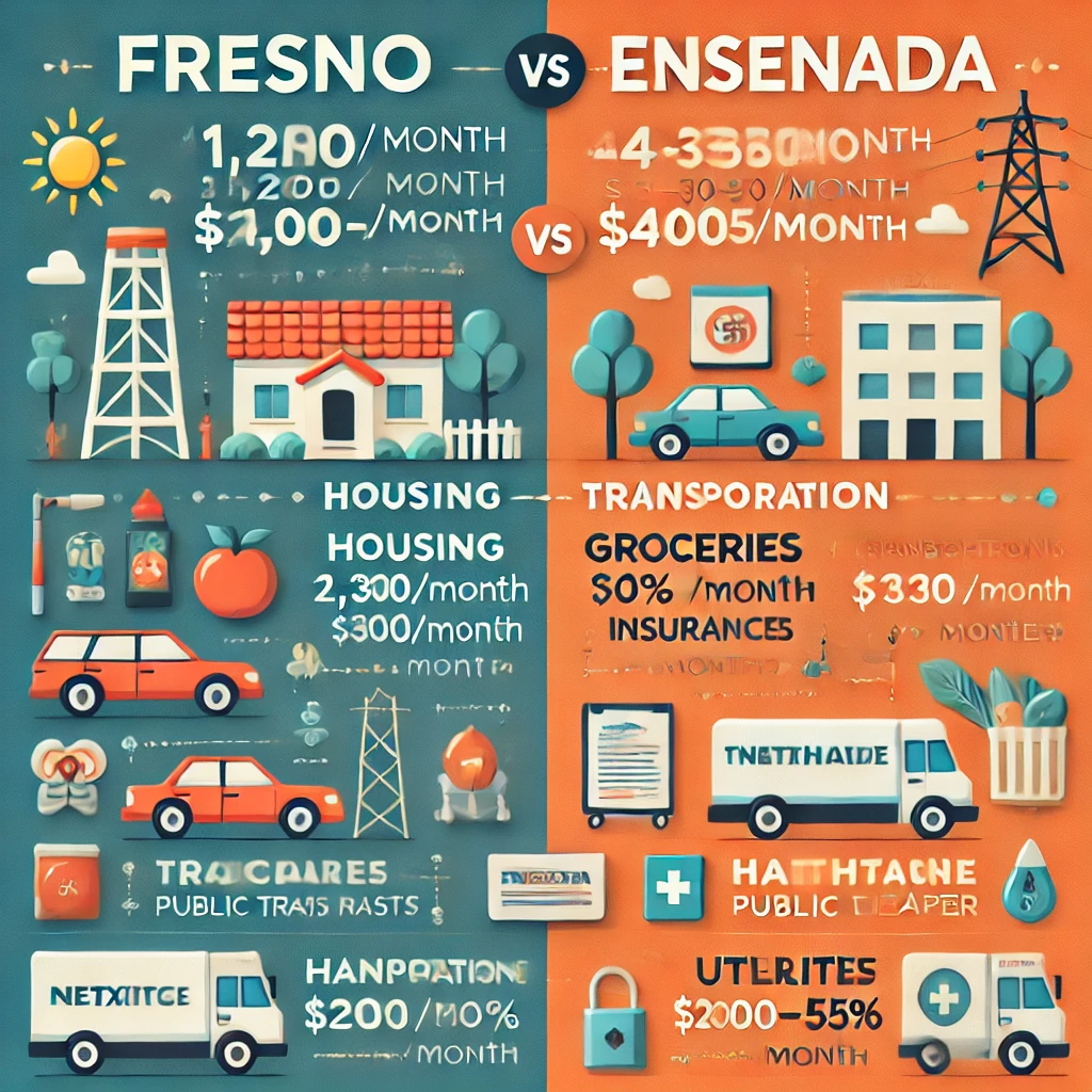 Comparing the Cost of Living: Fresno vs. Ensenada