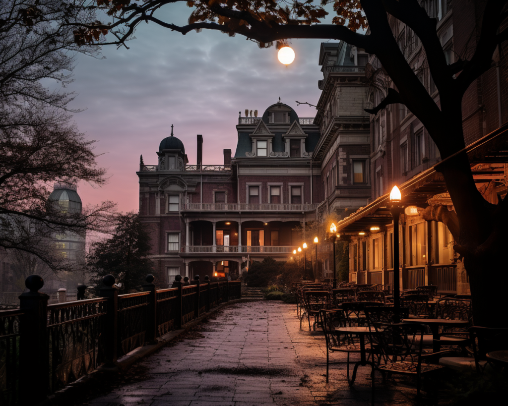 alley full of Haunted Hotels in New Orleans