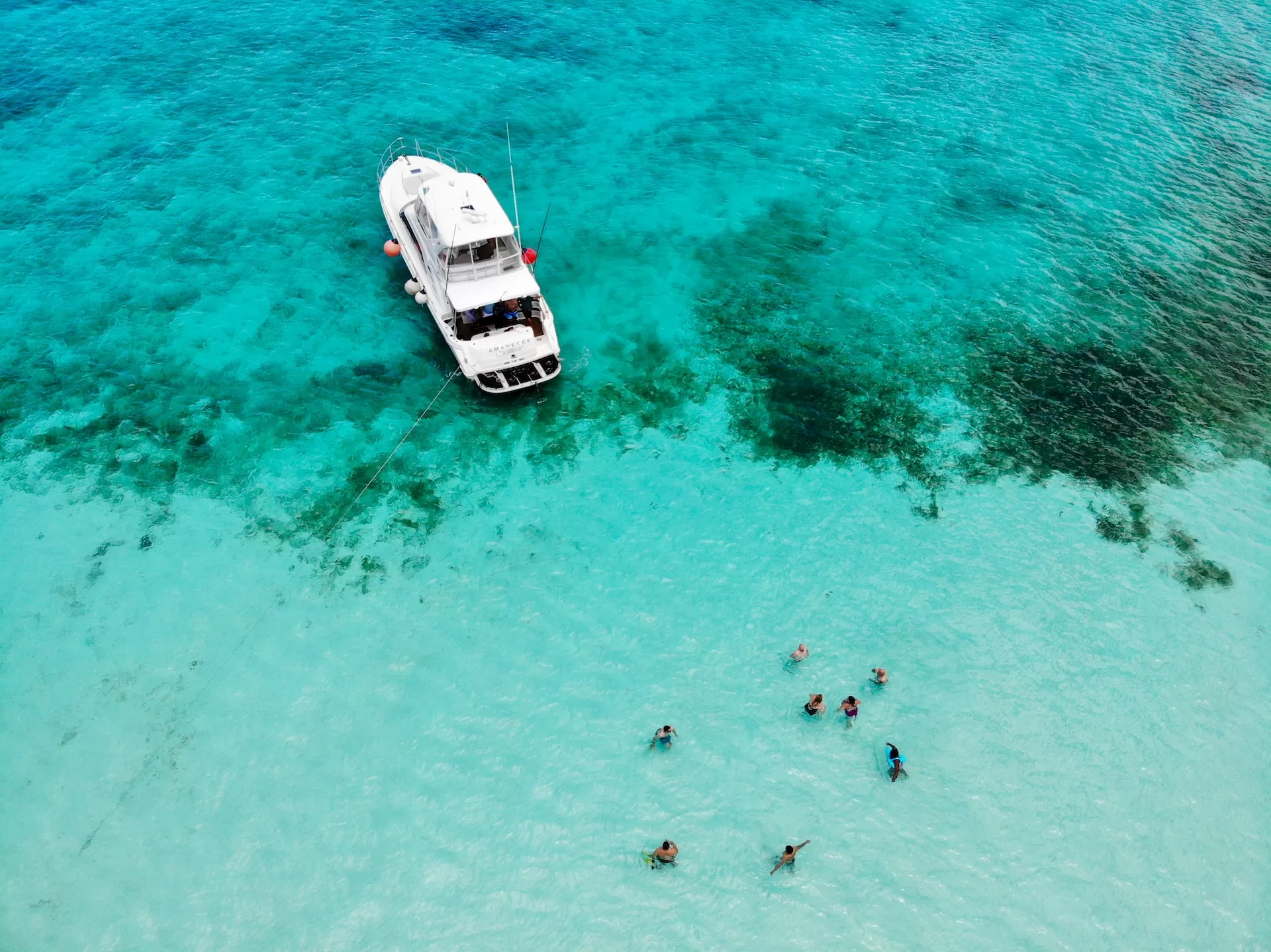 El Cielo Cozumel coast with boat