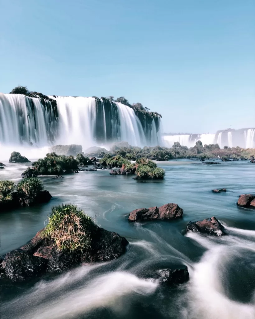 waterfalls under clear sky during daytime waterfall quotes