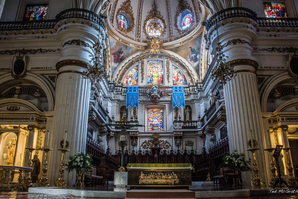 Inside the Guadalajara Cathedral