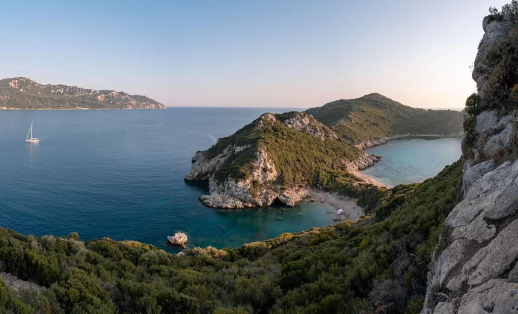 landscape photography of island in Corfu, Greece and the Best Places to Travel in September