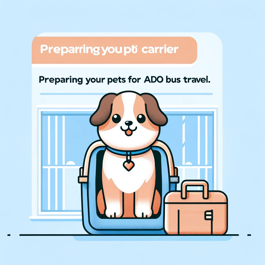 ADO bus pet policy in carrier