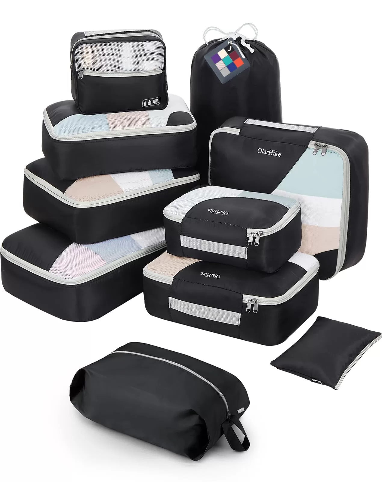 Best Packing Cubes for Travel in black