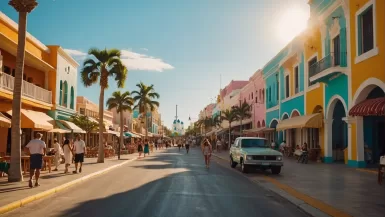 Progreso Yucatan streets