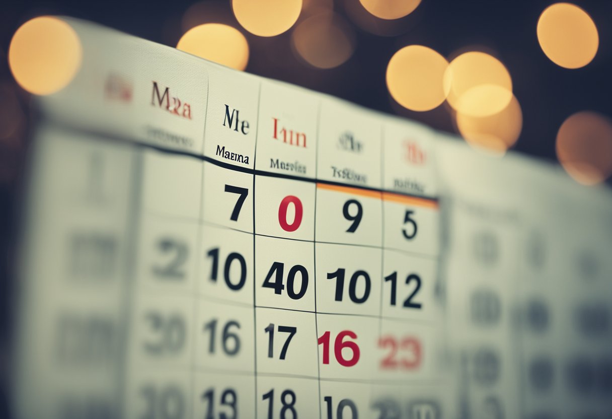 A calendar with the word "Mañana" written on tomorrow's date