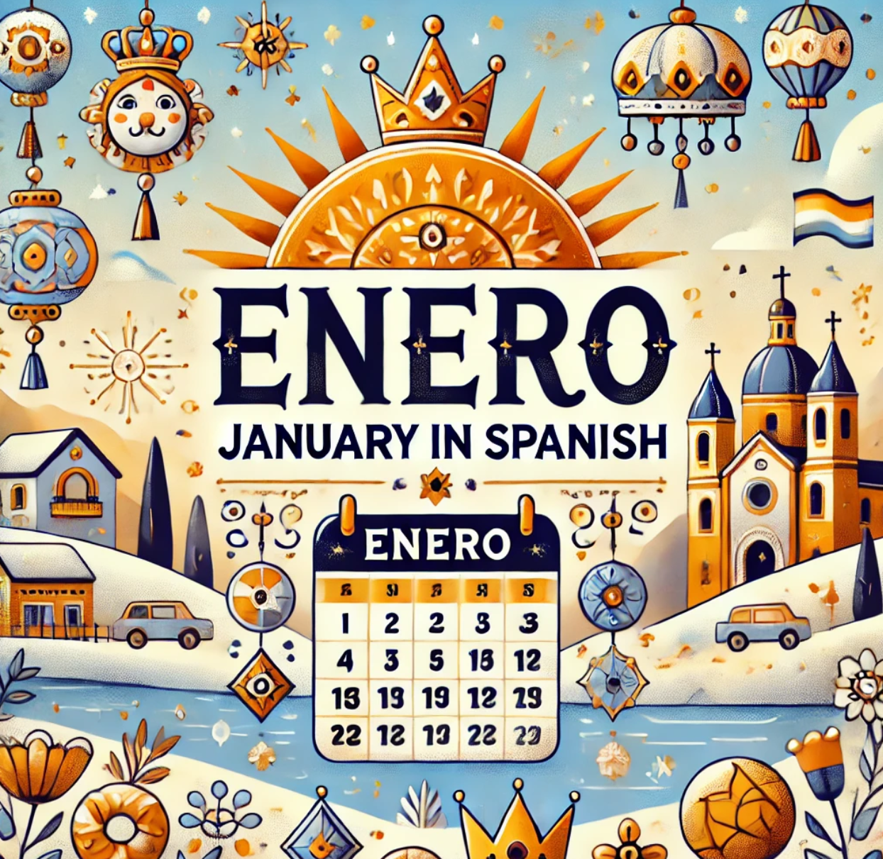 January in spanish