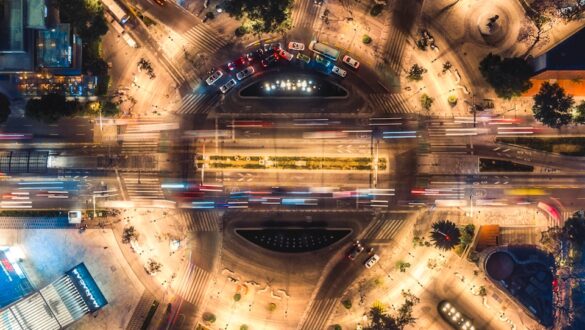 time lapse photography of city during night time
