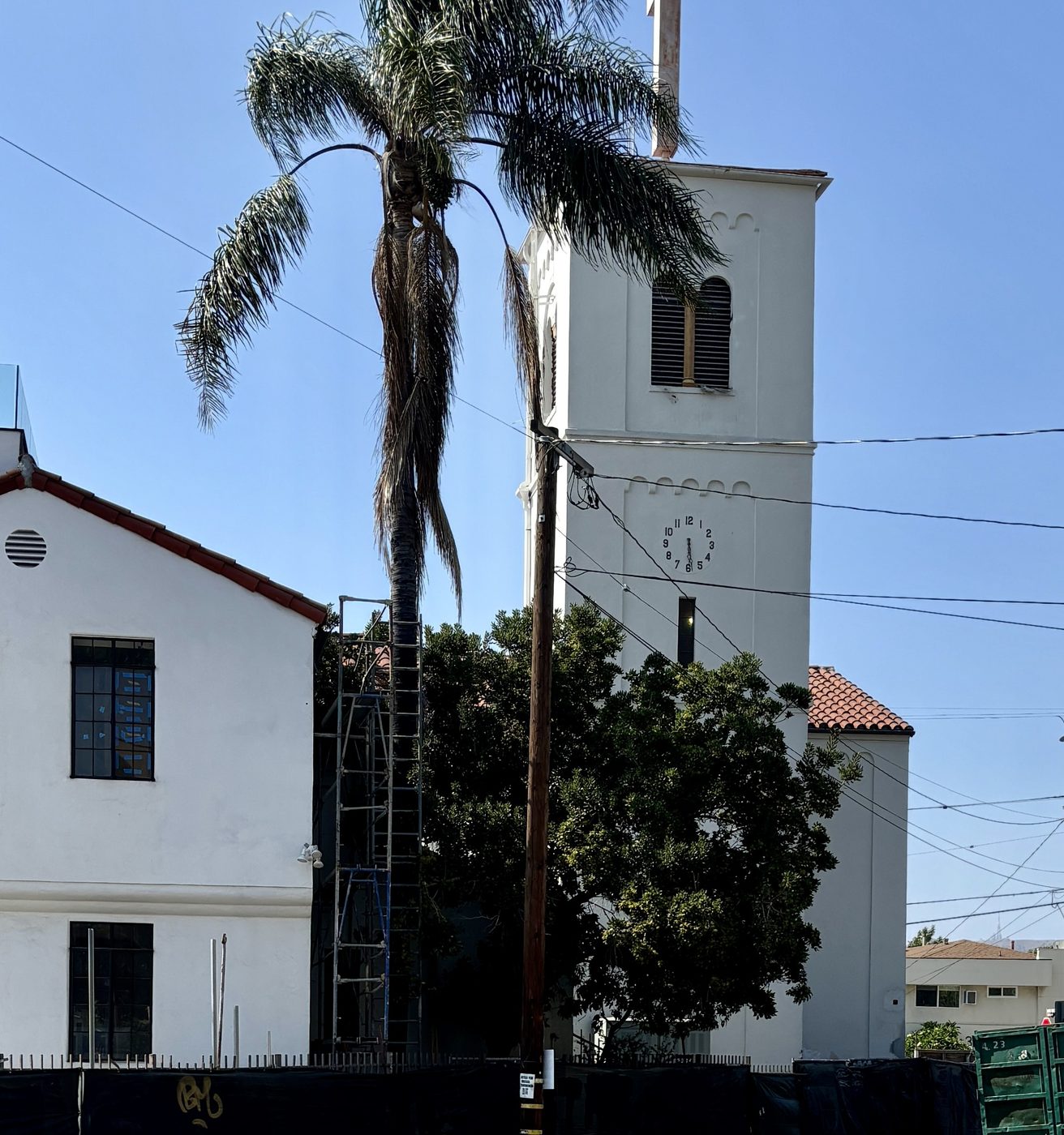 Hotel Lucile 1931 Romanesque Revival church facade at 1629 Griffith Park Blvd